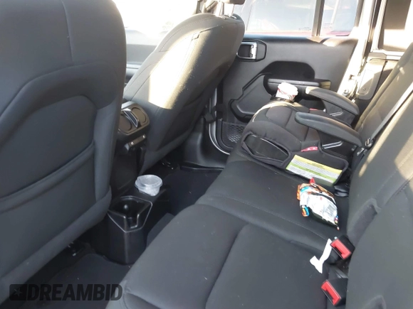 2021 Jeep Wrangler Unlimited Sport Altitude with VIN 1C4HJXDGXMW662493, listed as a IAAI auction lot 41288957 with 64,808 mi miles and . Bid and sale history available at DreamBid. Image 8.