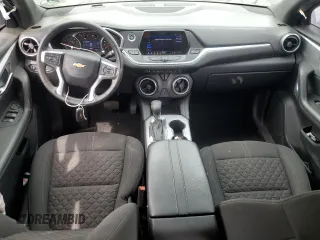 2021 Chevrolet Blazer LT with VIN 3GNKBCR44MS572298, listed as a Copart auction lot 54063235 with 43,635 mi miles and Salvage title. Bid and sale history available at DreamBid. Image 8.