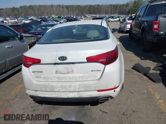 2012 Kia Optima EX with VIN 5XXGN4A70CG028435, listed as a IAAI auction lot 41640394 with 153,000 mi miles. Bid and sale history available at carsss.com. Image 16.