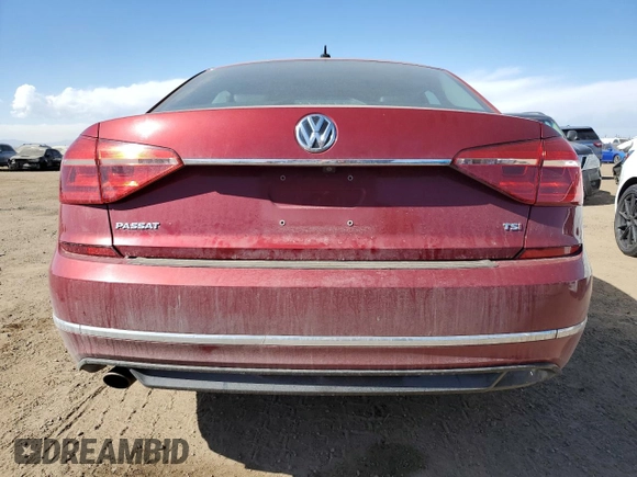 2016 Volkswagen Passat 1.8T S with VIN 1VWAT7A35GC042313, listed as a Copart auction lot 47549265 with 106,369 mi miles and Salvage Title. Bid and sale history available at carsss.com. Image 6.