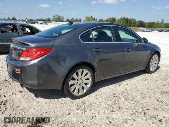 2011 Buick Regal CXL Turbo TO6 with VIN W04G05GV4B1138130, listed as a Copart auction lot 69961074 with 155,119 mi miles and Clean Title. Bid and sale history available at carsss.com. Image 3.