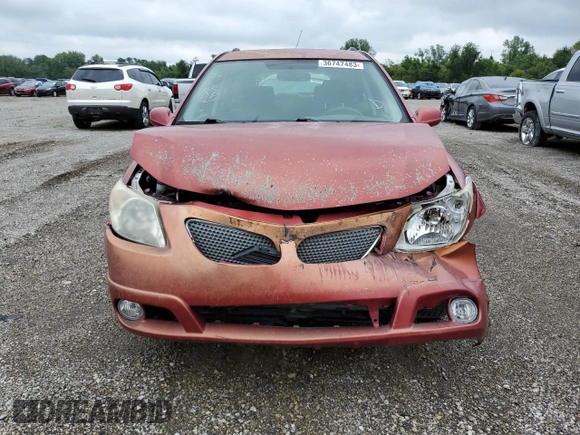 2005 Pontiac Vibe with VIN 5Y2SL63855Z463159, listed as a Copart auction lot 71489253 with 158,836 mi miles and Non Repairable. Bid and sale history available at carsss.com. Image 5.