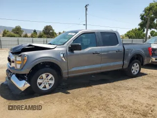 2023 Ford F-150 XL with VIN 1FTEW1C83PKE77757, listed as a Copart auction lot 60327855 with 42,728 mi miles and Clean title. Bid and sale history available at DreamBid. Image 1.