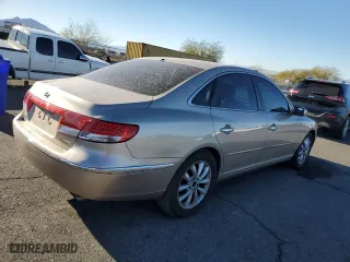 2007 Hyundai Azera SE with VIN KMHFC46F87A185712, listed as a Copart auction lot 84353254 with 248,155 mi miles and Salvage Title. Bid and sale history available at carsss.com. Image 3.