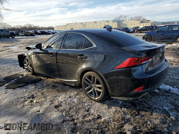 2020 Lexus IS with VIN JTHG81F29L5040816, listed as a Copart auction lot 45840415 with 103,121 mi miles and Salvage Title. Bid and sale history available at carsss.com. Image 2.