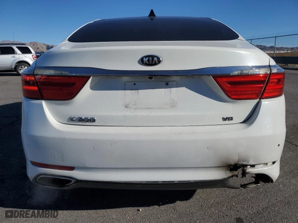 2017 Kia K900 Luxury with VIN KNALW4D40H6036115, listed as a Copart auction lot 46630905 with 85,964 mi miles and Salvage Title. Bid and sale history available at carsss.com. Image 6.