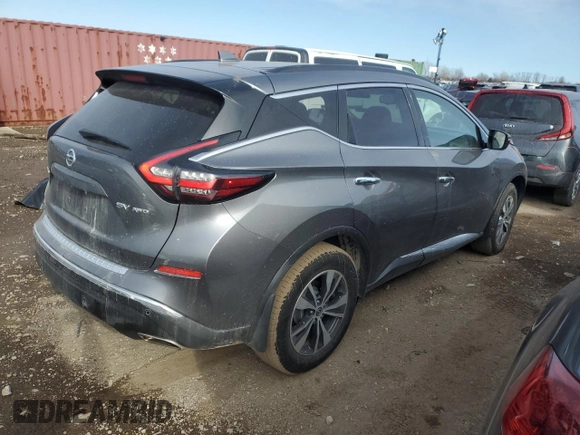 2022 Nissan Murano SV z VIN 5N1AZ2BS9NC127108, wystawiony jako Copart lot #44454565 z przebiegiem 43 923 mil mil oraz Szkoda całkowita • Salvage title. Historia ofert i sprzedaży dostępna na DreamBid. Obrazek 3.