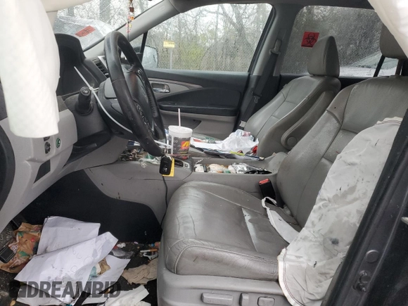 2016 Honda Pilot EX-L with VIN 5FNYF6H54GB084405, listed as a Copart auction lot 82630024 with 169,492 mi miles and Salvage Title. Bid and sale history available at carsss.com. Image 7.