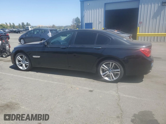 2011 BMW 7 Series 750i with VIN WBAKA8C54BCY37151, listed as a Copart auction lot 59629625 with 189,662 mi miles and Clean title. Bid and sale history available at DreamBid. Image 2.