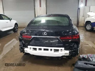 2022 Lexus LS with VIN JTHD51GFXN5010742, listed as a Copart auction lot 48202395 with 13,389 mi miles and Salvage Title. Bid and sale history available at carsss.com. Image 6.