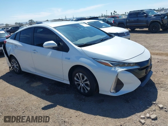 2021 Toyota Prius LE with VIN JTDKAMFP2M3184900, listed as a IAAI auction lot 42014569 with 81,563 mi miles and . Bid and sale history available at DreamBid. Image 1.