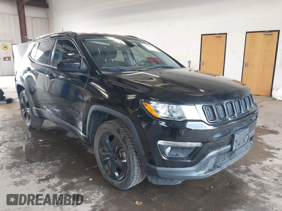 2018 Jeep Compass Latitude with VIN 3C4NJCBB7JT327485, listed as a IAAI auction lot 41808768 with 75,383 mi miles and . Bid and sale history available at DreamBid. Image 1.