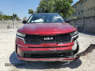 2023 Kia Sorento S with VIN 5XYRL4LC6PG208285, listed as a Copart auction lot 49927455 with 25,216 mi miles and Salvage Title. Bid and sale history available at DreamBid. Image 5.