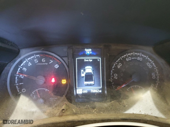 2022 Toyota Tacoma 2WD SR with VIN 3TYRX5GNXNT067084, listed as a Copart auction lot 48660555 with 76,862 mi miles and Clean Title. Bid and sale history available at carsss.com. Image 9.