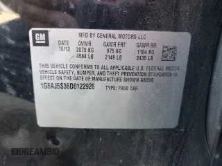 2013 Cadillac ATS Performance z VIN 1G6AJ5S36D0122926, wystawiony jako Copart lot #78393634 z przebiegiem 162 061 mil mil oraz Szkody całkowita. Historia ofert i sprzedaży dostępna na DreamBid. Obrazek 14.