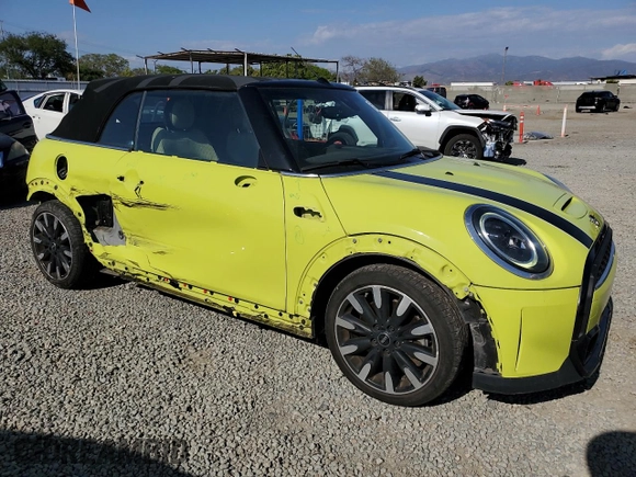2022 MINI Convertible Cooper S с VIN WMW43DL03N3N79984, выставлен на аукционе Copart как лот 55783695 с пробегом 45 833 миль миль и Списание • Salvage title. История ставок и продаж доступна на DreamBid. Изображение 4.