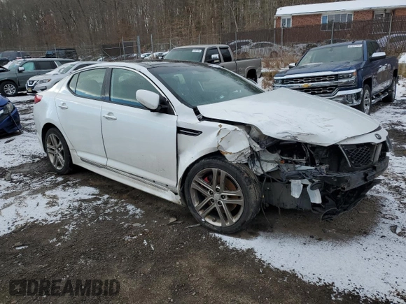 2013 Kia Optima SX with VIN 5XXGR4A63DG144869, listed as a Copart auction lot 86374924 with 187,064 mi miles and Salvage Title. Bid and sale history available at DreamBid. Image 4.