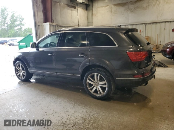 2014 Audi Q7 Premium Plus with VIN WA1LGAFE1ED000987, listed as a Copart auction lot 61852995 with 174,768 mi miles and Non repairable. Bid and sale history available at DreamBid. Image 2.
