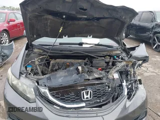 2013 Honda Civic LX with VIN 2HGFB2F53DH594735, listed as a IAAI auction lot 41910115 with Not Provided miles and . Bid and sale history available at DreamBid. Image 10.