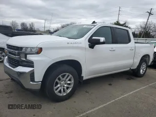 2020 Chevrolet Silverado 1500 LT with VIN 3GCUYDED3LG190079, listed as a Copart auction lot 47283485 with 124,162 mi miles and Salvage Title. Bid and sale history available at DreamBid. Image 1.