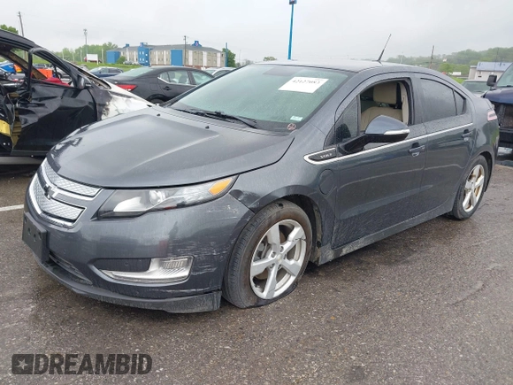 2012 Chevrolet Volt with VIN 1G1RD6E48CU125005, listed as a IAAI auction lot 42127083 with 133,823 mi miles and . Bid and sale history available at carsss.com. Image 2.