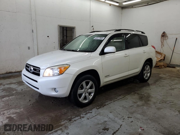 2008 Toyota RAV4 Ltd with VIN JTMZK31V885018208, listed as a Copart auction lot 52377905 with 180,359 mi miles and Salvage Title. Bid and sale history available at carsss.com. Image 1.