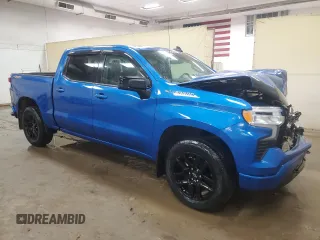2022 Chevrolet Silverado 1500 RST with VIN 1GCUDEED0NZ601314, listed as a Copart auction lot 47576865 with 0 mi miles and Salvage Title. Bid and sale history available at carsss.com. Image 4.