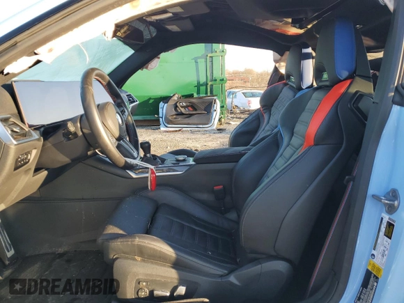 2024 BMW M2 with VIN 3MF13DM08R8D95395, listed as a Copart auction lot 85391664 with 0 mi miles and Salvage Title. Bid and sale history available at carsss.com. Image 7.