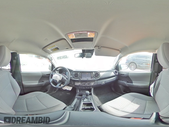 2023 Toyota Tacoma SR with VIN 3TYRX5GN9PT077706, listed as a Copart auction lot 53347825 with 43,791 mi miles and Salvage title. Bid and sale history available at DreamBid. Image 12.