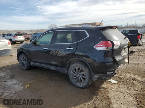 2016 Nissan Rogue SL with VIN 5N1AT2MV1GC763453, listed as a Copart auction lot 45468965 with 135,802 mi miles and Salvage Title. Bid and sale history available at DreamBid. Image 2.