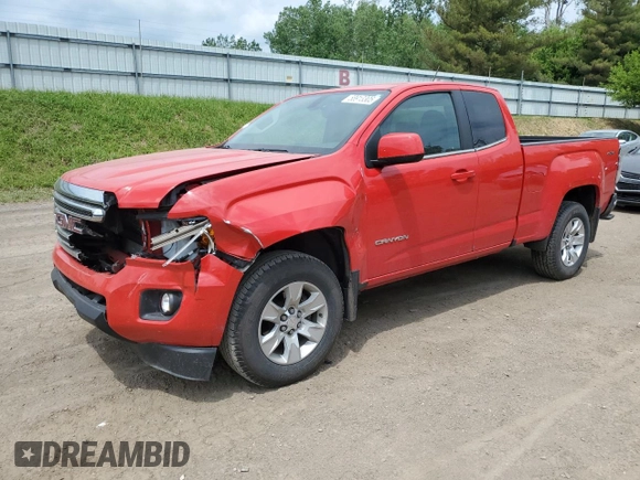 2016 GMC Canyon with VIN 1GTH6CEA5G1382616, listed as a Copart auction lot 58913305 with 157,040 mi miles and Clean title. Bid and sale history available at DreamBid. Image 1.