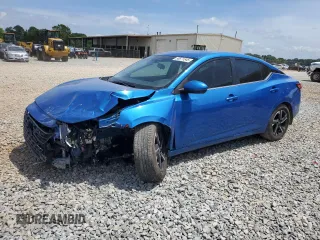 2024 Nissan Sentra SV with VIN 3N1AB8CV0RY385568, listed as a Copart auction lot 56571545 with 17,593 mi miles and Salvage title. Bid and sale history available at DreamBid. Image 1.