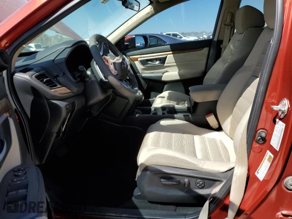 2017 Honda CR-V EX with VIN 2HKRW1H52HH519996, listed as a Copart auction lot 49722355 with 120,032 mi miles and Salvage Title. Bid and sale history available at carsss.com. Image 7.