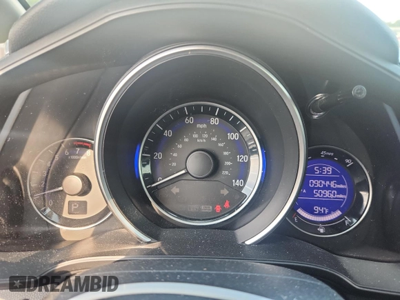 2015 Honda Fit EX-L with VIN 3HGGK5H87FM708737, listed as a Copart auction lot 64310745 with 90,446 mi miles and Salvage title. Bid and sale history available at DreamBid. Image 9.