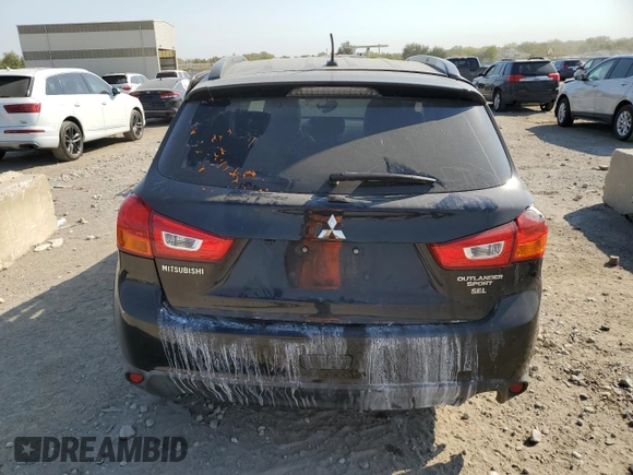 2016 Mitsubishi Outlander Sport 2.4 SEL with VIN JA4AP4AW9GZ044945, listed as a Copart auction lot 75519574 with 0 mi miles and Salvage Title. Bid and sale history available at carsss.com. Image 6.