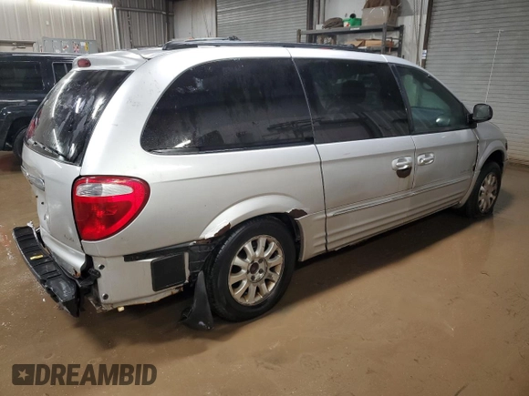 2001 Chrysler Town & Country LXi with VIN 2C8GP54L31R375236, listed as a Copart auction lot 85763534 with 193,013 mi miles and Salvage Title. Bid and sale history available at DreamBid. Image 3.