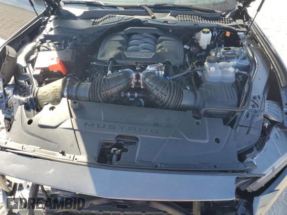 2024 Ford Mustang GT with VIN 1FA6P8CF9R5433682, listed as a Copart auction lot 44315325 with 1,574 mi miles and Salvage Title. Bid and sale history available at DreamBid. Image 12.