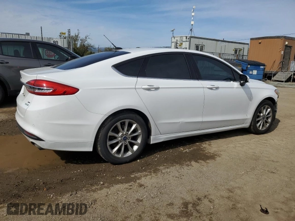 2017 Ford Fusion SE with VIN 3FA6P0HD9HR180285, listed as a Copart auction lot 50010175 with 111,392 mi miles and Salvage Title. Bid and sale history available at carsss.com. Image 3.