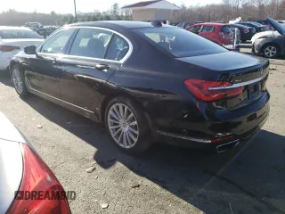 2017 BMW 7 Series 740i xDrive with VIN WBA7E4C58HGU99127, listed as a Copart auction lot 70320002 with 62,489 mi miles. Bid and sale history available at carsss.com. Image 2.