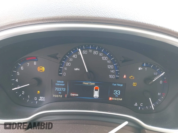 2015 Cadillac SRX Luxury Collection with VIN 3GYFNEE33FS548324, listed as a IAAI auction lot 42029979 with 70,372 mi miles. Bid and sale history available at carsss.com. Image 7.