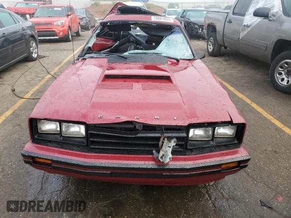 1983 Mercury Capri z VIN 1MEBP79F0DF614469, wystawiony jako Copart lot #70801024 z przebiegiem 31 458 mil mil oraz Czysty tytuł • Clean title. Historia ofert i sprzedaży dostępna na DreamBid. Obrazek 5.