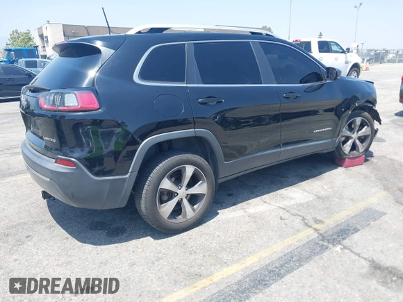 2019 Jeep Cherokee Limited with VIN 1C4PJLDB3KD415866, listed as a IAAI auction lot 42358621 with 116,870 mi miles and . Bid and sale history available at DreamBid. Image 4.