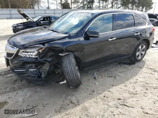 2016 Acura MDX with VIN 5FRYD4H21GB009093, listed as a Copart auction lot 44544255 with 106,839 mi miles and Salvage Title. Bid and sale history available at carsss.com. Image 1.