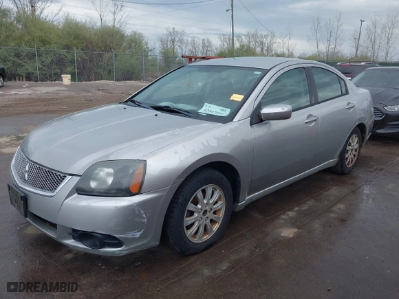 2011 Mitsubishi Galant FE with VIN 4A32B2FF8BE009056, listed as a IAAI auction lot 42047091 with 160,535 mi miles. Bid and sale history available at carsss.com. Image 2.