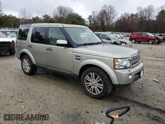 2011 Land Rover LR4 HSE with VIN SALAG2D46BA558420, listed as a Copart auction lot 49062255 with 136,409 mi miles and Salvage Title. Bid and sale history available at DreamBid. Image 4.