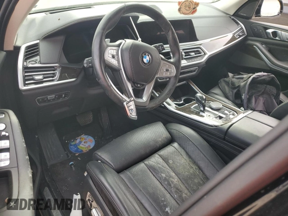 2020 BMW X7 xDrive40i with VIN 5UXCW2C01L9B96566, listed as a Copart auction lot 44604155 with 0 mi miles and Clean Title. Bid and sale history available at carsss.com. Image 8.