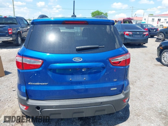 2018 Ford EcoSport SE with VIN MAJ3P1TE7JC159075, listed as a IAAI auction lot 42114135 with 73,154 mi miles and . Bid and sale history available at DreamBid. Image 16.