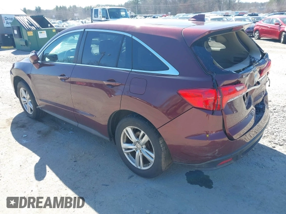 2014 Acura RDX Tech Pkg with VIN 5J8TB4H58EL012953, listed as a IAAI auction lot 41839228 with 165,669 mi miles. Bid and sale history available at carsss.com. Image 3.