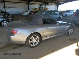 2000 Honda S2000 с VIN JHMAP1147YT008063, выставлен на аукционе Copart как лот 47440075 с пробегом 136 538 миль миль и Списание • Salvage title. История ставок и продаж доступна на DreamBid. Изображение 3.