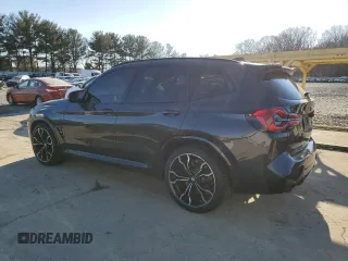 2024 BMW X3 M with VIN 5YM13EC03R9T47004, listed as a Copart auction lot 88095575 with 22,309 mi miles and Salvage Title. Bid and sale history available at carsss.com. Image 2.